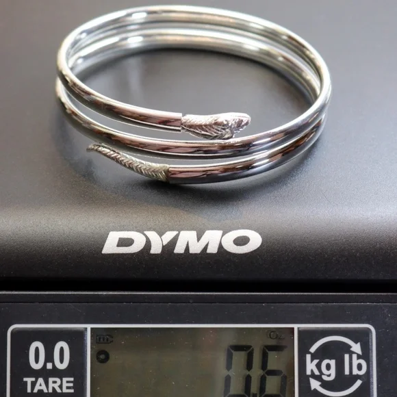 🆕 Sterling Silver Snake Wraparound Bracelet